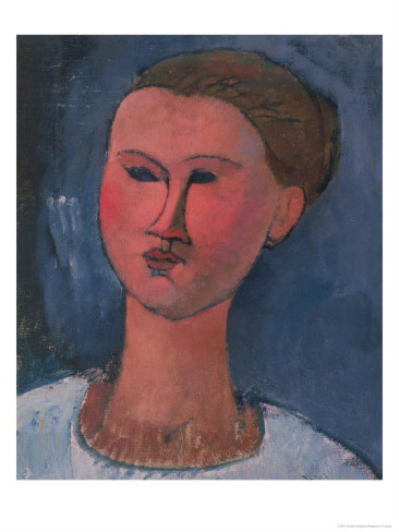 Portrait of a Young Woman - Amedeo Modigliani Paintings